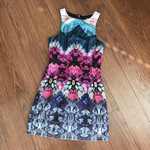 LULU'S Mixed Print Sleeveless Mini Dress SizeXS